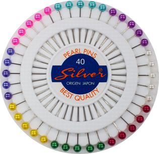 ALFILERES EN RUEDA COLORES SURTIDOS JAPONESA X 12
